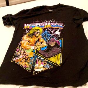 Wrestlemania chippy graphic tee. All the stars.